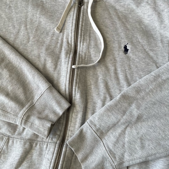 #21 VINTAGE RALPH LAUREN Big & Tall Fleece Full-Zip Hoodie thick (LT) - Picture 8 of 15